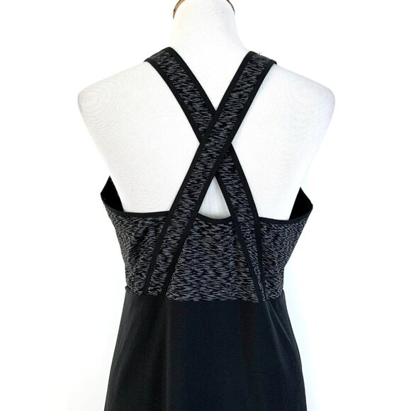 Smartwool Willow Lake Tank A-Line Dress In Black/Space Dye Sz L - Picture 6 of 16